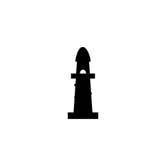 Lighthouse icon. Ship navigator symbol