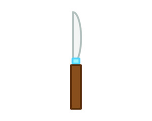 simple, knife shaped vector icon