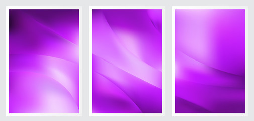 Fototapeta premium Set of abstract creative vector background design