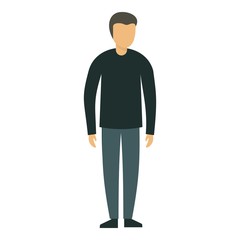 Office manager icon. Flat illustration of office manager vector icon for web design