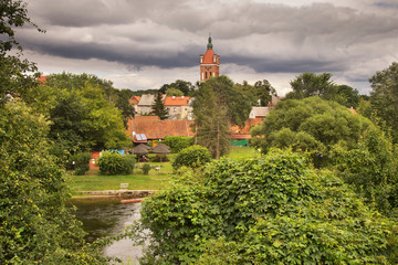 Fototapeta na wymiar View of Golub-Dobrzyn. Poland