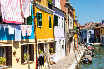 Colorful houses on Burano