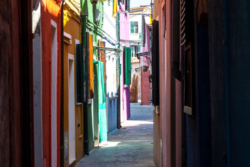 Colorful houses on Burano