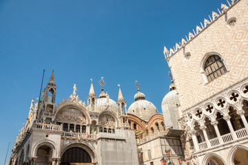 Fototapeta na wymiar Saint Mark's Basilica, Venice, Italy