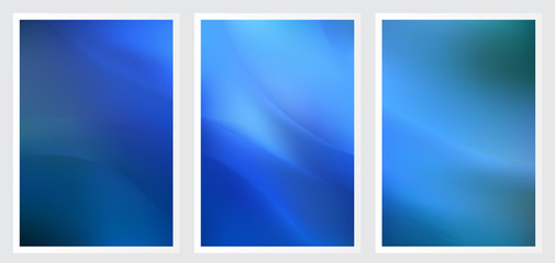 Fototapeta premium Set of abstract creative vector background design