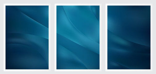 Fototapeta premium Set of abstract creative vector background design