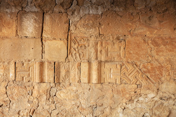 Panoramic view of the Old Tigris Bridge, Castle and minaret in the city of Hasankeyf, Turkey. Batman, Mardin Province