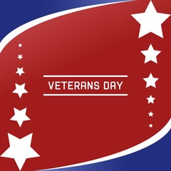 Veterans Day banner honoring all who served