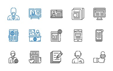 article icons set