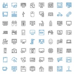 Obraz premium pc icons set
