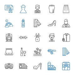 elegant icons set