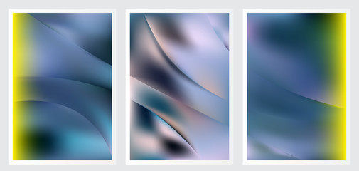 Naklejka premium Set of abstract creative vector background design
