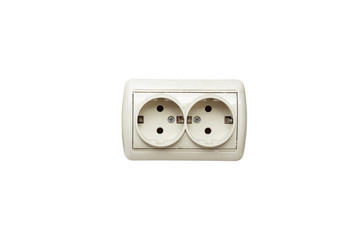 Old white socket.