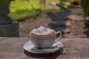 coffee cup, write coffee cup, write coffee cup from Thailand country