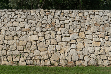 Stone wall texture as a background