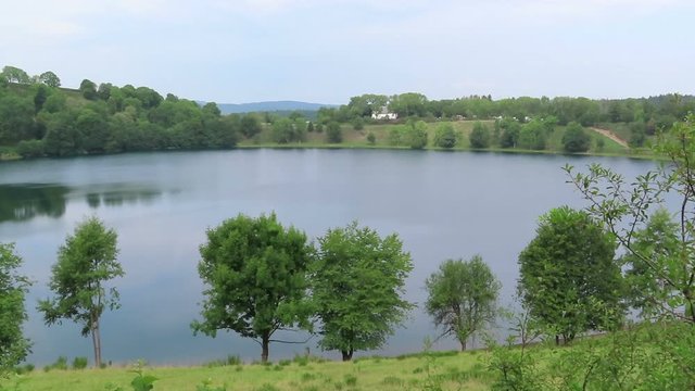Totenmaar lake at Eifel region in Germany.