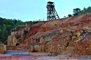 Antiguas minas de Río Tinto en Huelva