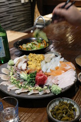 asian japanese food sasimi soju
