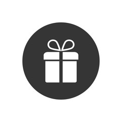 Gift box icon design template illustration