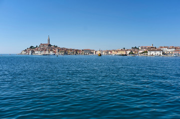 Fototapeta na wymiar Rovinj or Rovigno town in Istria - Croatia