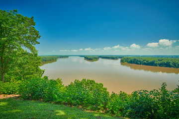 Mississippi River from Riverview Park Hannibal, MO