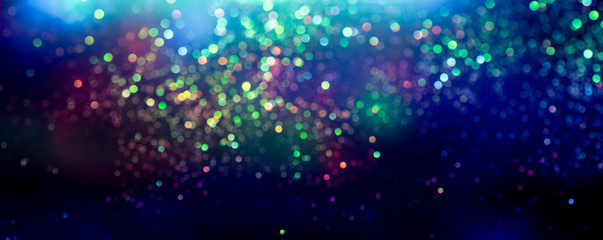 glitter bokeh lighting effect Colorfull Blurred abstract background for birthday, anniversary,...