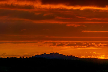 Sonnenuntergang Bussen Riedlingen