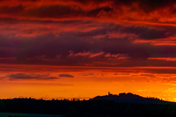 Sonnenuntergang Bussen Riedlingen