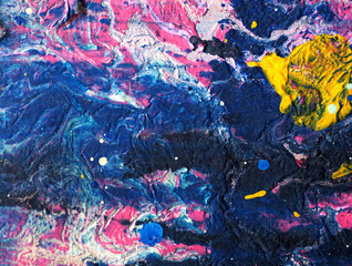 Colorful oil painting abstract background and texture.