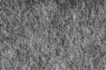Grey heather knitted fabric made of synthetic fibres textured background. Grey knitted fabric texture. Background with delicate striped pattern