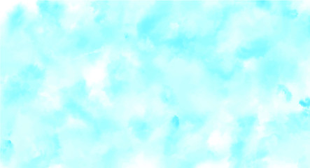 Blue watercolor background for your design, watercolor background concept, vector.