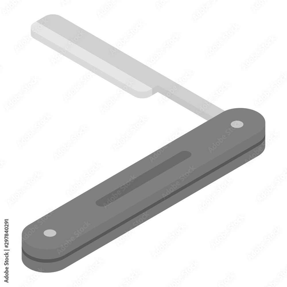 Aufkleber blade razor icon. isometric of blade razor vector icon for web design isolated on white background
