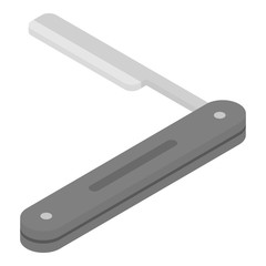 Blade razor icon. Isometric of blade razor vector icon for web design isolated on white background