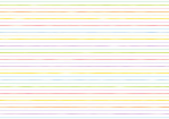 水彩風のカラフルな横ストライプな背景