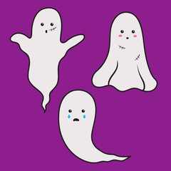 Cute Halloween Element Hand Drawn