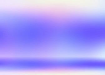 Magical 3d background. Lilac pink blue gradient. Wonderful space illustration. Fantastic digital decoration.