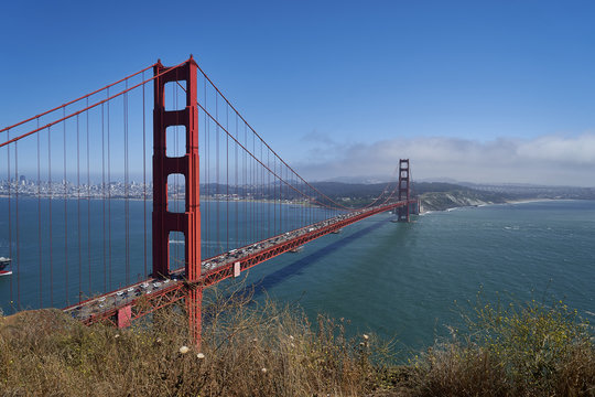 Golden gate bridge view, San Francisco