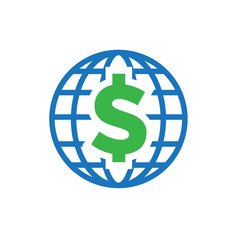 dollar world business logo designs