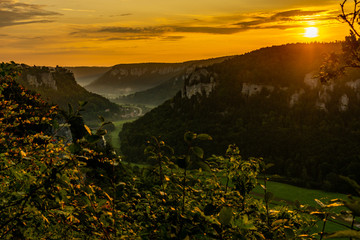 Donautal Sonnenaufgang