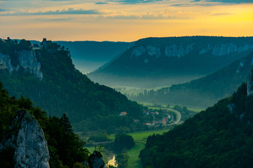 Donautal Sonnenaufgang