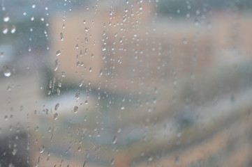 rain drops on window