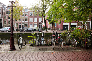 Beautiful Canal & bikes in Amsterdam