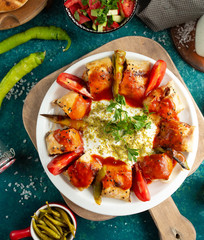 iskender kebab on the table 1