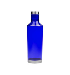 blue plastic bottle