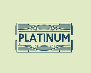 Vector frame art deco luxury antique retro vector illustration 