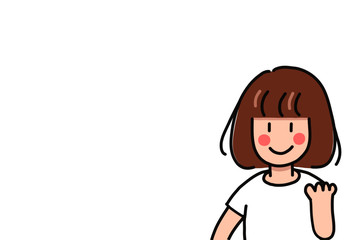 Obraz premium girl with energy