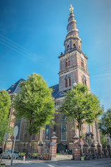 Fototapeta na wymiar Copenhagen Church of Our Saviour