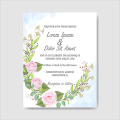 design, invitation, floral, illustration, card, vector, greeting, frame, wedding, beautiful, flower, nature, background, spring, vintage, romantic, template, decorative, leaf, border, decoration, art,