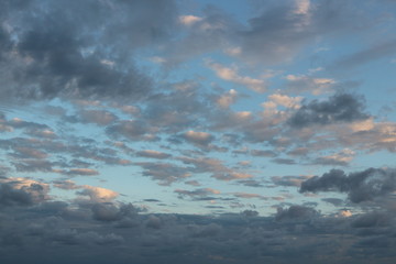 korea jeju island sky and cloud sea scenery
