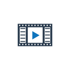 Movie Filmstrip Icon